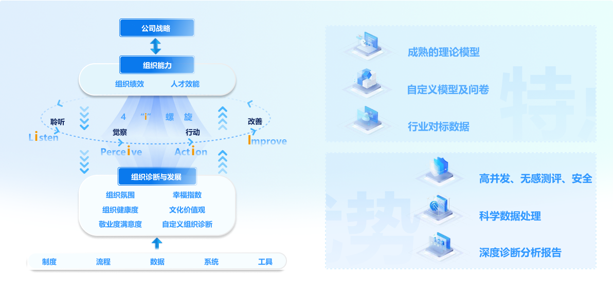 组织诊断与发展模型示意图